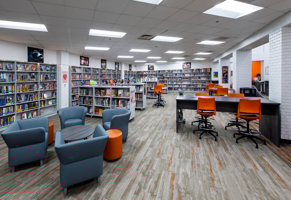 40-Birdville Haltom HS Library 16