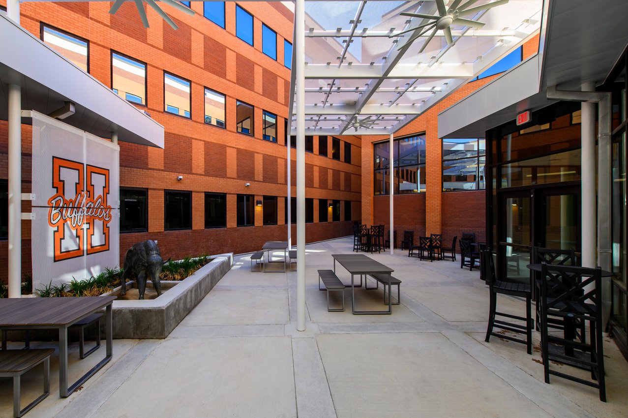 45-Birdville Haltom HS Courtyard (2)
