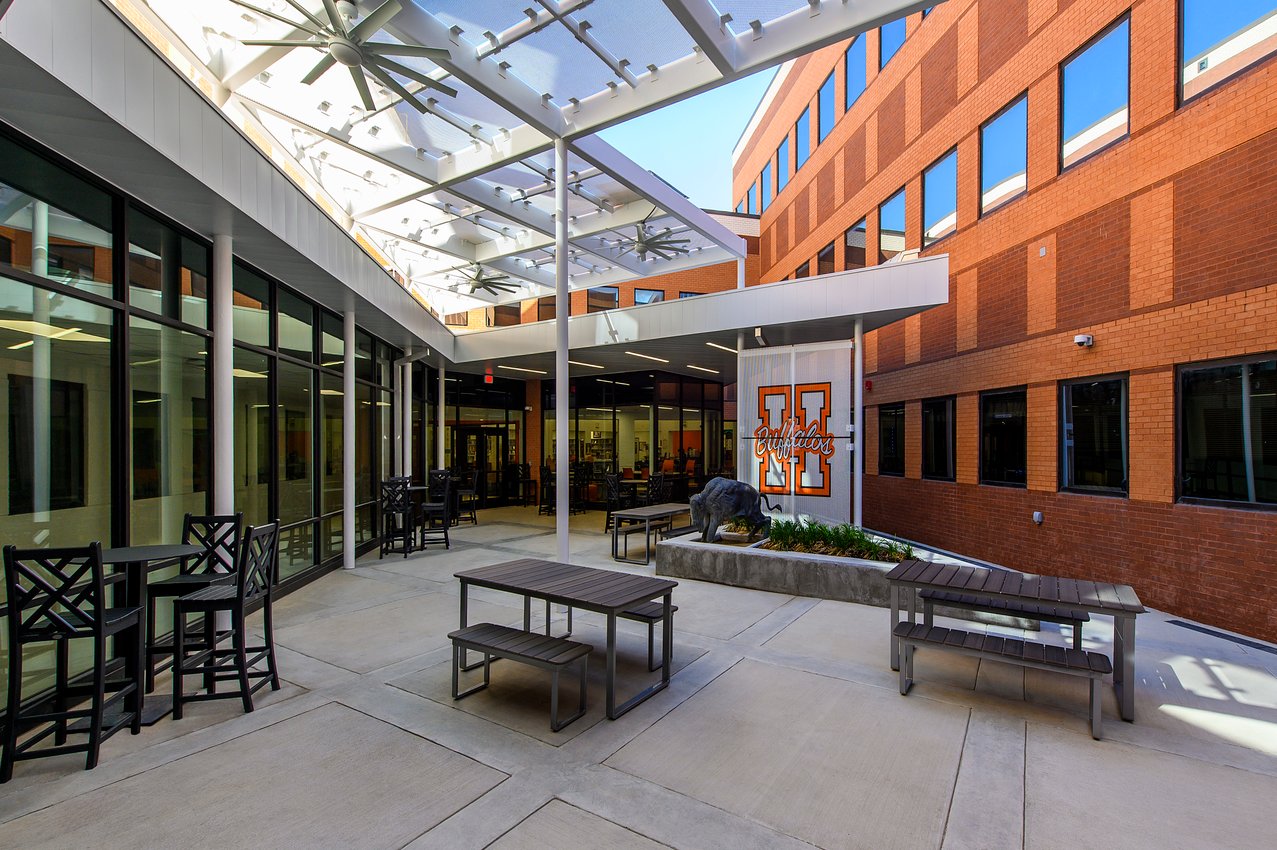 46-Birdville Haltom HS Courtyard