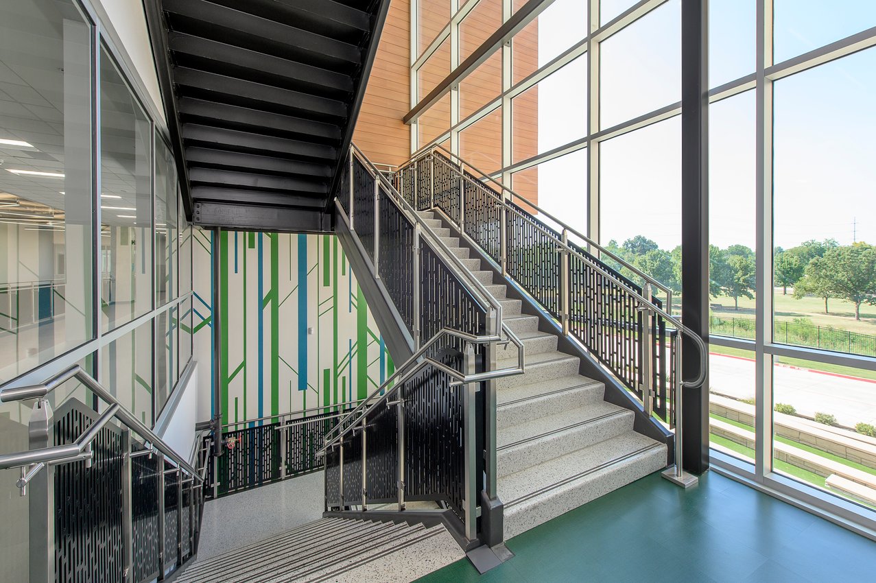 51-AISD Rodriguez Jr. High_2nd_level_stairs