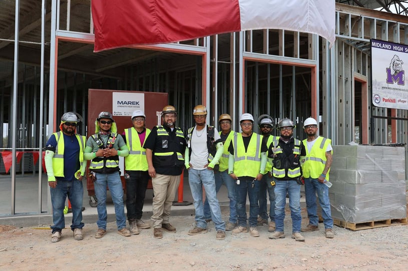 MidlandHS_Topping Out - workers